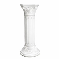 Colonne de jardin moderne en faux style romain, pilier en pierre, sculpture décorative extérieure pour mariage, patio, balcon, en fibre de verre FRP, robuste