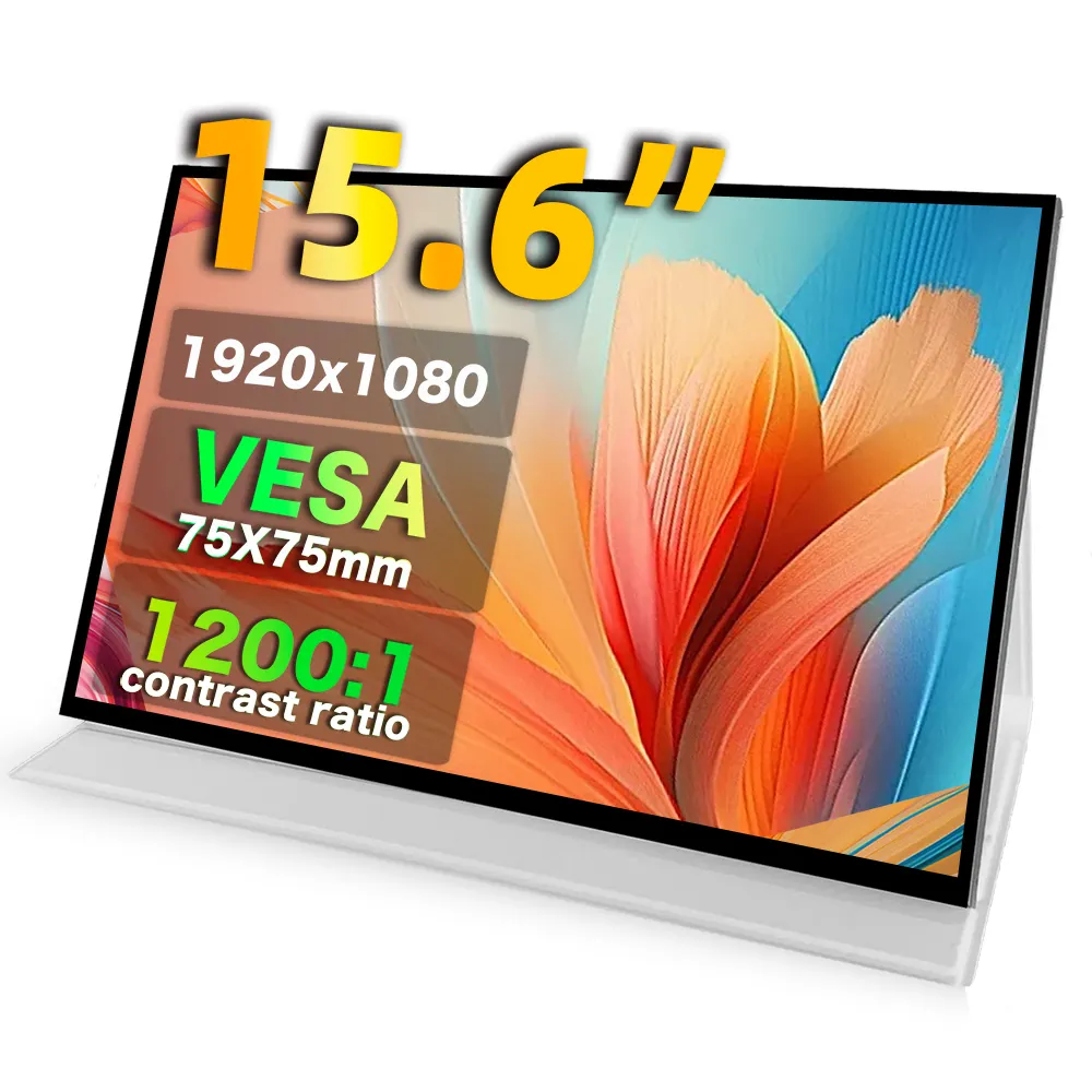 מסך LCD של מחשב מפעל 2.5K עבור Xbox Ps4 מתג מחשב נייד 15.6 16 17.3 18 אינץ' 144Hz גיימינג צג נייד 4K