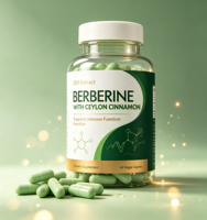 Capsules végétales à marque privée OEM Berberine 1200mg avec cannelle de Ceylan pour le soutien immunitaire et métabolique