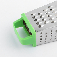 4-zijdige groente- en fruitsnijder, schilmes, 6 inch mini-box keukenrasp met opvangbak