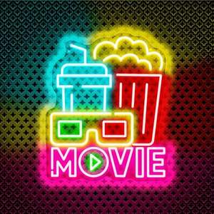 ไฟนีออน LED ติดผนังรูปป๊อปคอร์นกล่องกระดาษหรี่แสงได้สำหรับป้ายโค้กสำหรับตกแต่งโฮมเธียเตอร์ - Product Image 3