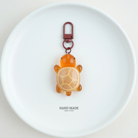 Porte-clés tortue rougeoyante tout rouge même style poupée tortue de mer sac à jouets animal lumineux accessoire porte-stylo