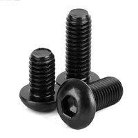 SUPER DUPLEX SS 2205 2507 A286 baja tahan karat elektroforesis hitam ceruk silang heksagon tombol Torx baut kepala