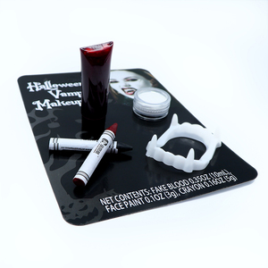 GP nuevo diseño exclusivo vampiro vestido <span class=keywords><strong>de</strong></span> lujo lavable a base <span class=keywords><strong>de</strong></span> aceite no tóxico hipoalergénico seguro Facepaint maquillaje <span class=keywords><strong>Halloween</strong></span> - Product Image 4