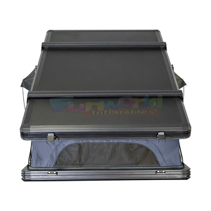 Tente de toit rigide pour voiture, tente de <span class=keywords><strong>camping</strong></span> pliable pour toit de voiture, échelle triangulaire pour voiture, toit épaissi - Product Image 4