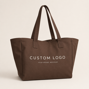 Custom Logo Printed Embroidery Tote <b>Bags</b> Cotton Canvas Zipper Reusable Durable Giant Large Grocery Sporty Tote <b>Bag</b> For Yoga - Product Image 1