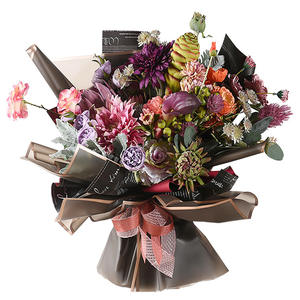 Película de gelatina de doble borde dorado para el Día de San Valentín, envoltura de flores, pegatina artesanal, ramo, papel de regalo, venta al por mayor - Product Image 6