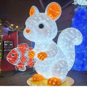 Lampe LED 3D motif tigre grande taille, étanche IP65, sculpture animale lumineuse pour zoo, centre commercial, <span class=keywords><strong>paysage</strong></span>, événements Halloween/Noël - Product Image 4