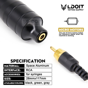 Kit de Máquina de <span class=keywords><strong>Tatuar</strong></span> 2026 con Cable RCA, Bolsa de Almacenamiento, Pistola de <span class=keywords><strong>Tatuar</strong></span> de 6-8V, Pluma de <span class=keywords><strong>Tatuar</strong></span> <span class=keywords><strong>para</strong></span> Principiantes - Product Image 4