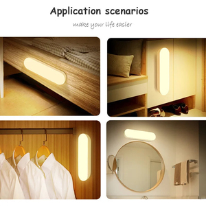 Lampes <span class=keywords><strong>de</strong></span> nuit sans fil à <span class=keywords><strong>LED</strong></span> avec détecteur <span class=keywords><strong>de</strong></span> <span class=keywords><strong>mouvement</strong></span>, rechargeables par USB, magnétiques, pour armoire, chambre, placard, cuisine, couloir, détecteur <span class=keywords><strong>de</strong></span> <span class=keywords><strong>tube</strong></span>, ampoule - Product Image 5
