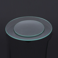 Lot de 10 couvercles en verre de montre pour béchers plats d'évaporation polis pour les sciences de laboratoire et les expériences chimiques