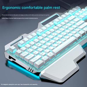 Ensemble <span class=keywords><strong>clavier</strong></span> et <span class=keywords><strong>souris</strong></span> à membrane GX80 <span class=keywords><strong>Casque</strong></span> d'écoute Ensemble de trois pièces <span class=keywords><strong>Clavier</strong></span> de jeu électronique de bureau filaire <span class=keywords><strong>Clavier</strong></span> mécanique - Product Image 2