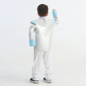 Children Robot Cosplay Costume For Toddlers Age 2 4 Years Polyester Performance Wear With Headpiece Shirt <b>Pants</b> - Product Image 3