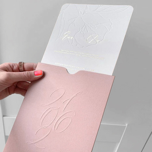 ซองจดหมายของขวัญคริสต์มาสซองจดหมายพร้อมโลโก้การ์ดซองจดหมายกระดาษฟอยล์ตกแต่งแบบสั่งทำ - Product Image 4