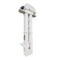Élévateur à godets vertical en acier au carbone pour riz, équipement de levage pour moulin à riz, 1,5 kW, vitesse réglable