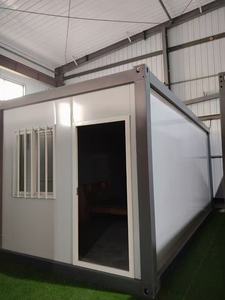 Paquete plano de lujo Contenedor móvil HousePrefab pequeña casa móvil de lujo Panel sándwich de acero Precio al por mayor barato Hotel escolar - Product Image 4