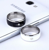125kHz/13.56mhz Smart RFID Ring Multifonctionnel Smart Ceramic Payment Wearable Social Media Rings