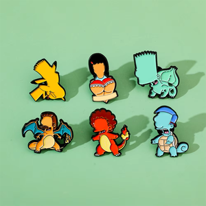Pin de Metal Creativo y Divertido de Dibujos Animados, Pin de Esmalte de la <span class=keywords><strong>Serie</strong></span> de Anime, Personalidad, Venta Caliente - Product Image 3