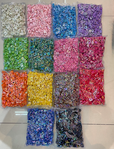 150 Piezas por Bolsa, Cuentas Acrílicas con Letras del Alfabeto, Agujero Grande de 20mm, Color Arcoíris, Recubrimiento UV, para DIY, Correas de Teléfono, Llaveros - Product Image 5