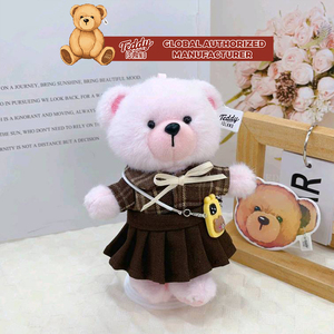 Teddy ISLAND, autorisation mondiale, vente en gros, jouets en peluche pour animaux de 14 <span class=keywords><strong>à</strong></span> 17 cm avec accessoires vestimentaires tendance - Product Image 1