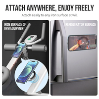Vente flash - Aimant puissant double face 360° °   Support de téléphone rotatif et réglable pour bureau, maison, bureau et équipement de sport