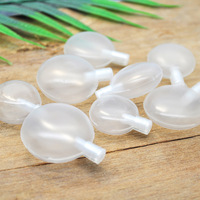 Accessoires de remplacement en plastique pour jouets à couinement, petits et ronds, transparents, pour peluches, avec fonction de couinement et de production de bruit