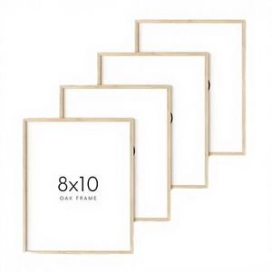 Modern Eco-friendly Wood Wall Art Display Lightweight 5x7 Beige <b>Oak</b> Digital Printing Picture <b>Frame</b> Vertical Horizontal - Product Image 3