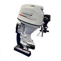 Nouveau moteur hors-bord à essence HIDEA 130HP à haut rendement, 4 temps, démarrage électrique, commande à la manette, télécommande pour bateau de pêche