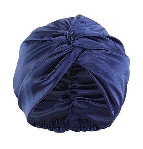Mới đến Châu Âu và mỹ phổ biến satin hai lớp ngủ nắp ca-pô vẻ đẹp trang điểm Turban bonnets chéo Xoắn mũ tắm - Product Image 6