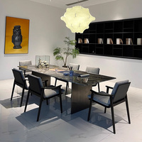 Chaise de salle à manger rembourrée moderne pour restaurant, bar, mobilier et table nordique de luxe, chaises personnalisées pour salle à manger et chambre d'hôtel