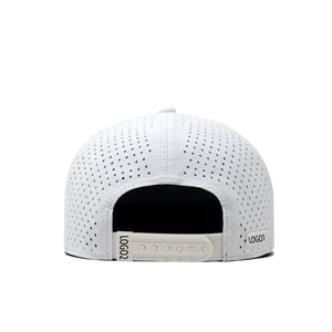 Gorras de béisbol de la mejor calidad, gorros deportivos de poliéster 100%, color blanco - Product Image 2