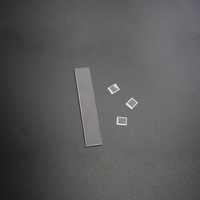 Plaque de verre saphir optique ultra-mince sur mesure de 0,33 mm, 0,28 mm, 0,4 mm, 0,5 mm, 1 mm d'épaisseur, prix plat