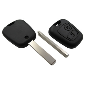 Haute qualité bon prix p-eugeot <span class=keywords><strong>307</strong></span> 2 boutons boîtier porte-clés à distance avec lame VA2 (lame sans rainure) - Product Image 4