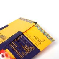 Sachets d'emballage personnalisés imprimés en héliogravure, scellés au dos, laminés, avec encoche de déchirement, pour café, biscuits et pop-corn