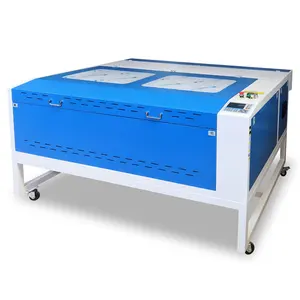 Pemotong pengukir Laser 4x3 kaki, 1300x900mm 100W untuk kain/akrilik/kayu Redsail Ruida 6445