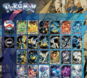 LANGU Cartes Pokémon entièrement métalliques EiF, Cartes de collection Anime pour enfants, Cartes à collectionner et à jouer, Jeux de société, Jouets, Cadeaux - Product Image 2