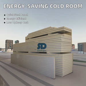 Soardragon Hot Bán tiết kiệm năng lượng PIR phòng lạnh 50 ~ 250 mét Độ dày PU Bảng điều chỉnh động cơ cho hậu cần lưu trữ hội thảo cài đặt - Product Image 3