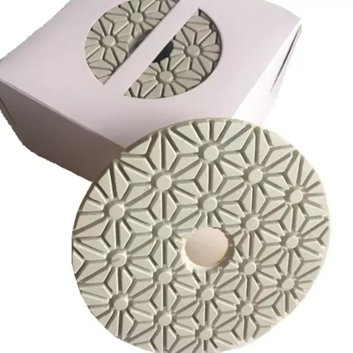 Factory Direct Sale 4 Inch 3 Steps Diamond Polishing Pads concrete polishing resin pads Tools For Stone Concrete Tile