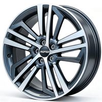 1 pièce Jante en alliage forgé 15-26 pouces, finition Gun Machine Face, multi-rayons sport, jantes de voiture personnalisées Y000