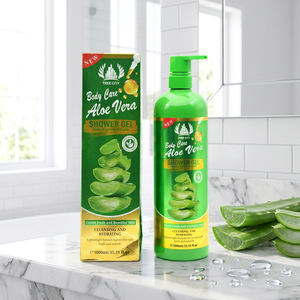 <span class=keywords><strong>Gel</strong></span> de Ducha Hidratante, Suavizante y Refrescante de <span class=keywords><strong>Aloe</strong></span> <span class=keywords><strong>Vera</strong></span> Orgánico Natural de Alta Calidad, 1000 ml - Product Image 6