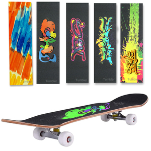 ม็อบอนิเมะทรอปิคอลไฟฟ้า OS780,ลายเสือดาวกราฟิก43 44พารา45ลองบอร์ดเทปใสสเก็ตบอร์ด - Product Image 6