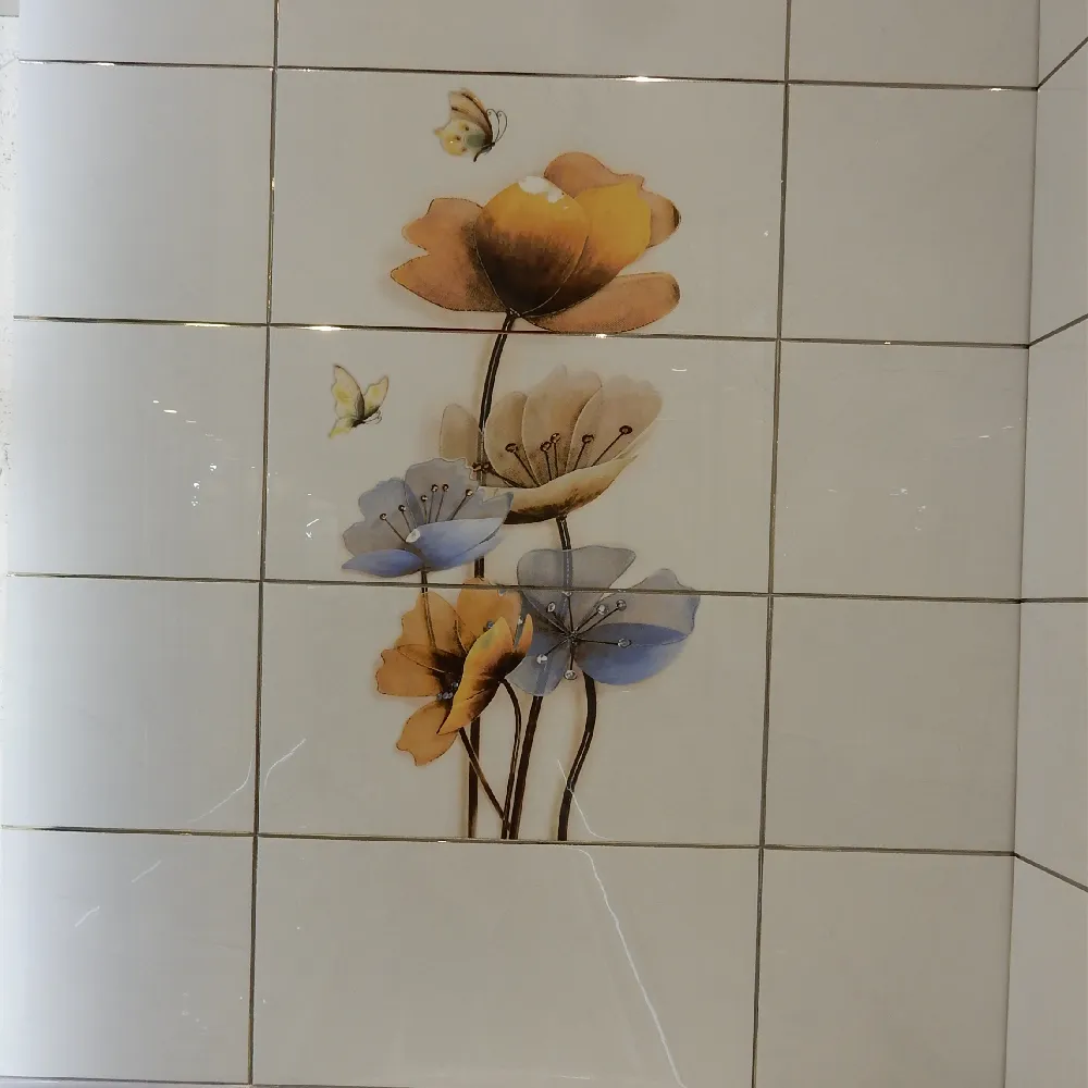 セラミック壁タイル表面に金色の線が付いている浴室および台所で使用される/300*600 mmの新しいデザイン