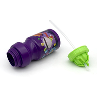 Bouteille d'eau écologique sans BPA pour enfants avec paille, bouteille promotionnelle cadeau