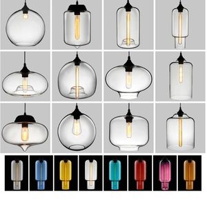 Lampes suspendues colorées modernes Restaurant Coffee Bar Lampes suspendues en verre - Product Image 6