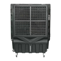 Mejor Precio, Enfriador de Aire Evaporativo Móvil de CC de 30000m3/h, Motor y Bomba de 750W, Aire Acondicionado Comercial de Alta Velocidad