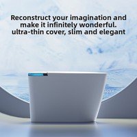 WC intelligent monobloc avec bidet, siège chauffant, télécommande, montage au sol, articles sanitaires pour hôtel, vente flash