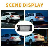 Éclairage de plaque d'immatriculation LED compatible avec Golf Estate Polo Skoda Seat