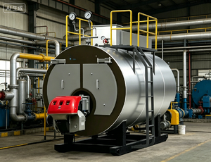 Chaudière industrielle à <span class=keywords><strong>condensation</strong></span> au gaz naturel et au diesel à faible pollution, <span class=keywords><strong>installation</strong></span> rapide, WNS8-1.25-Y.Q - Product Image 6