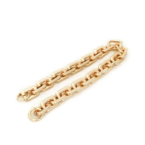 Accessori per borse B-C106 Meetee moda in resina spessa catene miste in lega d'<span class=keywords><strong>oro</strong></span> Retro <span class=keywords><strong>tracolla</strong></span> in acrilico - Product Image 4