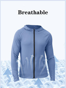 Chaqueta deportiva para hombre con cremallera completa, cuello alto, secado rápido, para correr, gimnasio, entrenamiento, chaqueta ligera para hacer ejercicio - Product Image 4